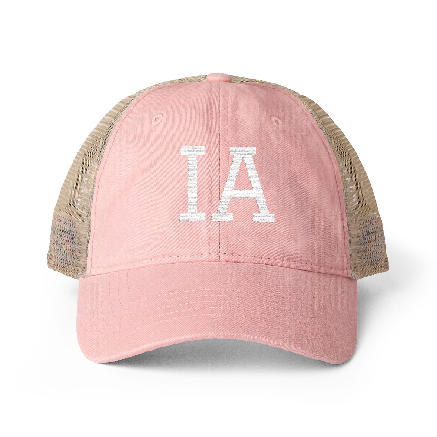 IA Iowa Washed Mesh-Back Cap