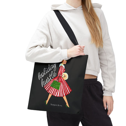 Holiday Hustle Christmas Fashion Tote Bag