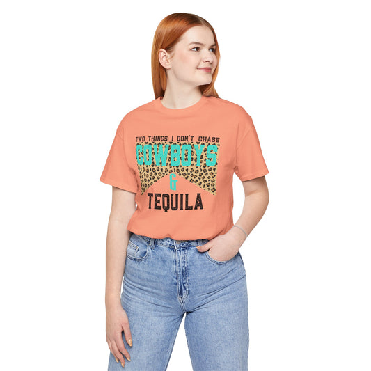 Cowboys & Tequila Graphic Tee — Western Rodeo Country Shirt