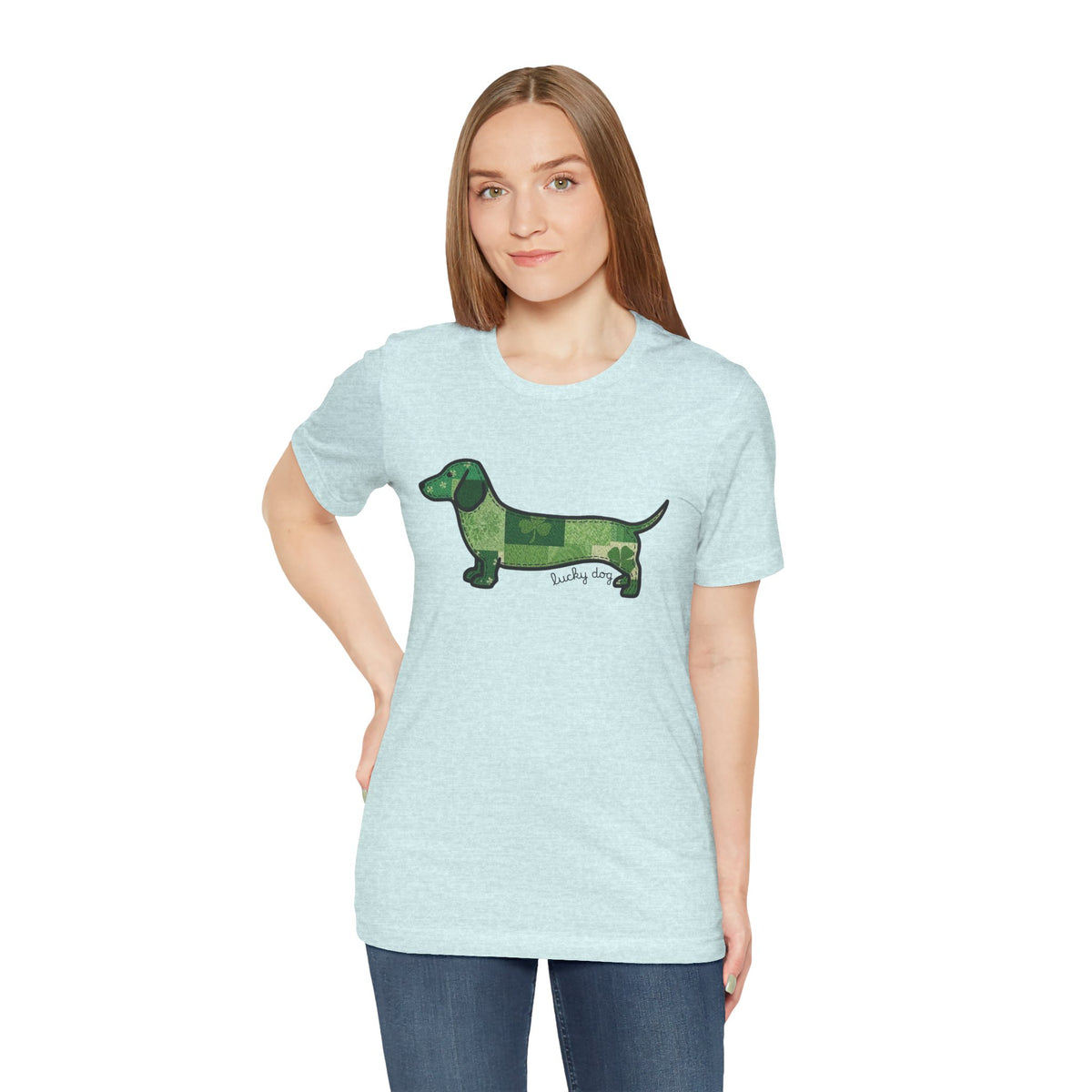 Lucky Dog Dachshund St. Patrick’s Day T-Shirt
