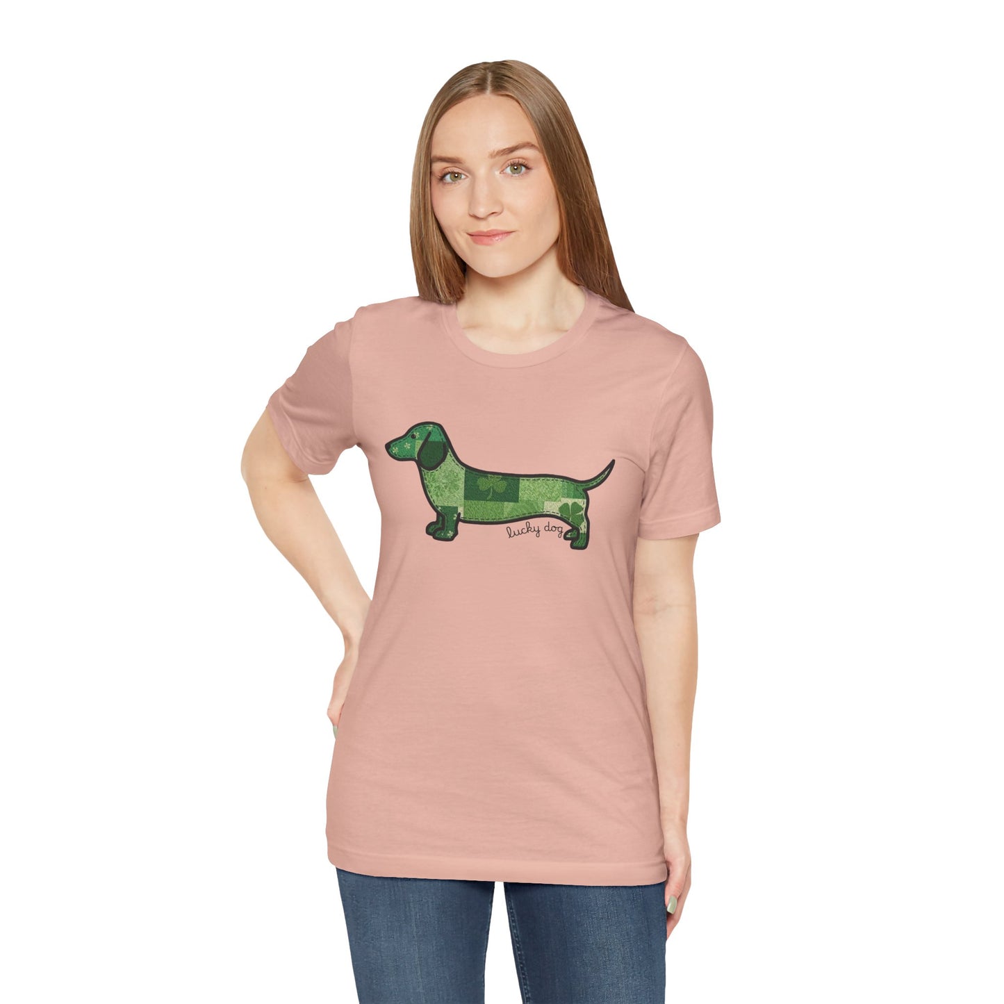 Lucky Dog Dachshund St. Patrick’s Day T-Shirt