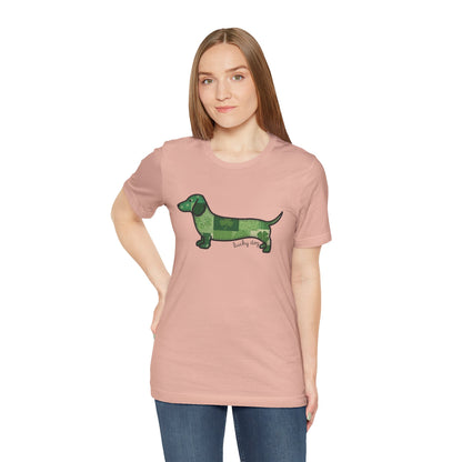 Lucky Dog Dachshund St. Patrick’s Day T-Shirt