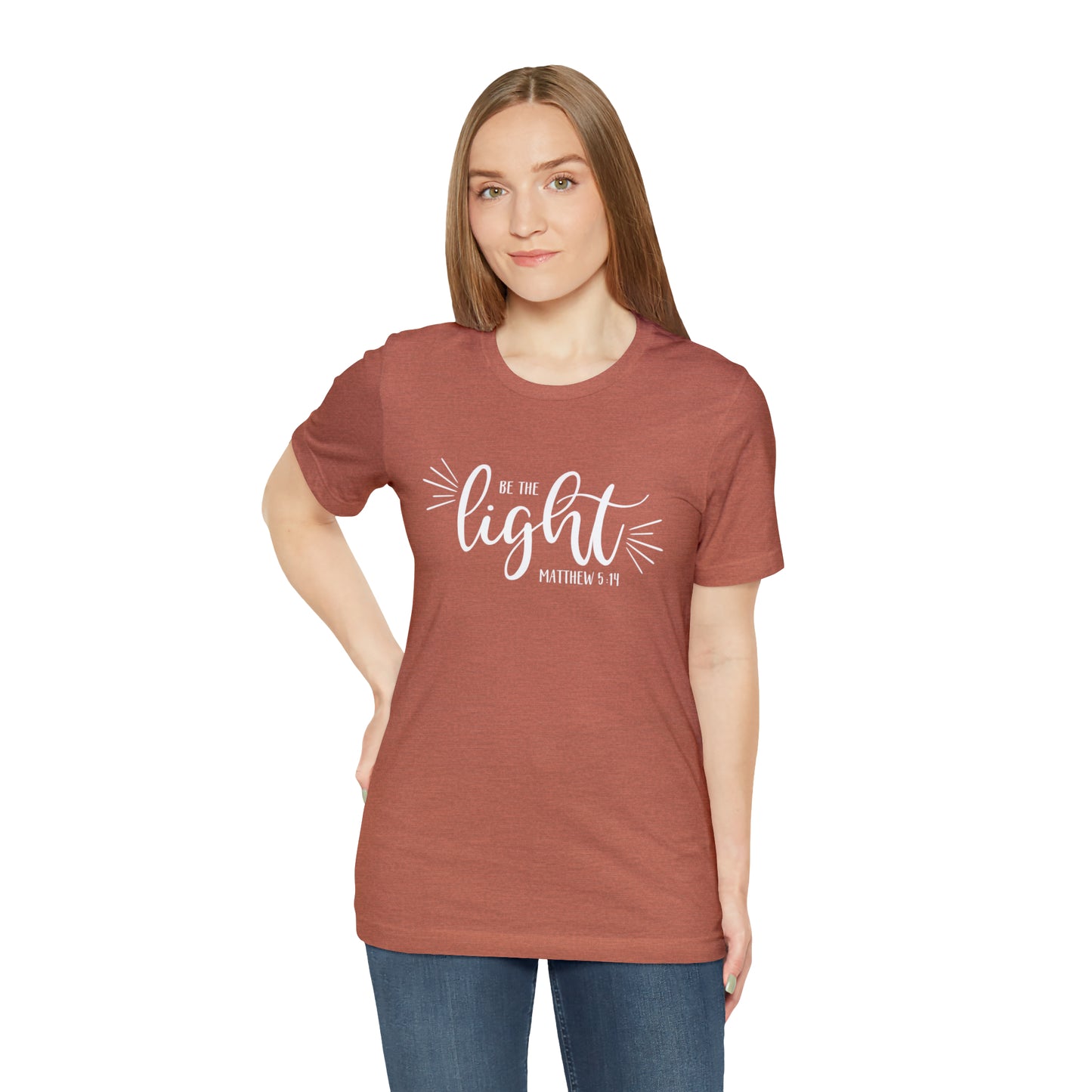 Be the Light Unisex Jersey Short Sleeve Tee