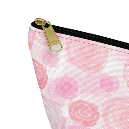 Highland & Pink Roses Accessory Pouch w T-bottom