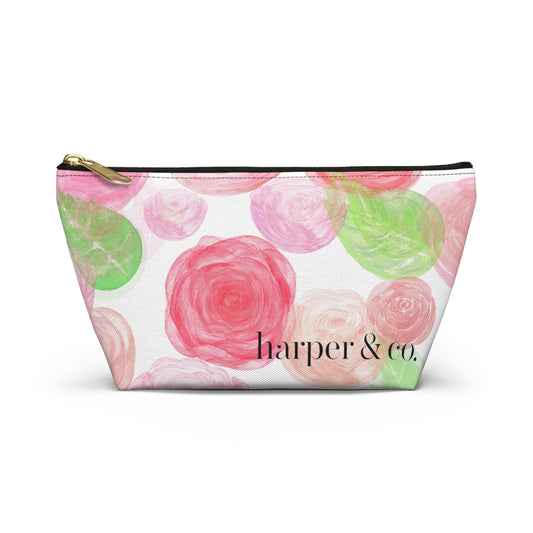 Roses Accessory Pouch w T-bottom