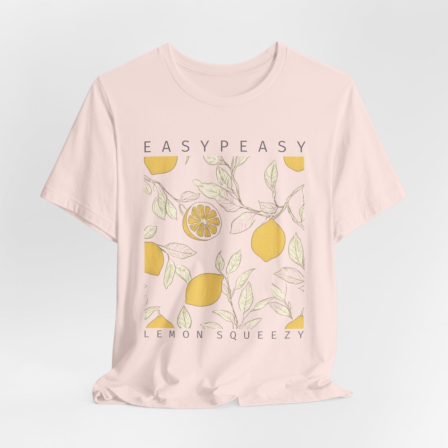 Easy Peasy Lemon Squeezy T-Shirt — Retro Lemon Graphic Tee