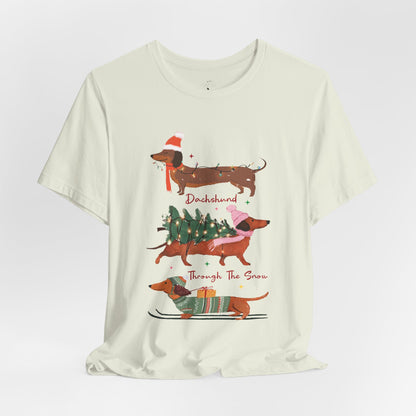 Dachshund Through the Snow T-Shirt