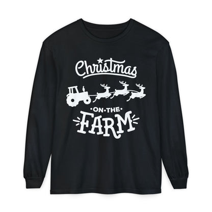Christmas on the Farm Unisex Ultra Cotton Long Sleeve Tee
