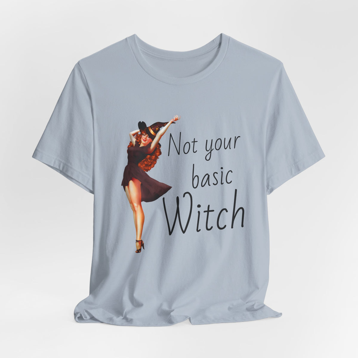 Not Your Basic Witch T-Shirt — Vintage Pinup Witch Tee
