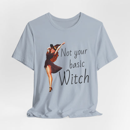 Not Your Basic Witch T-Shirt — Vintage Pinup Witch Tee