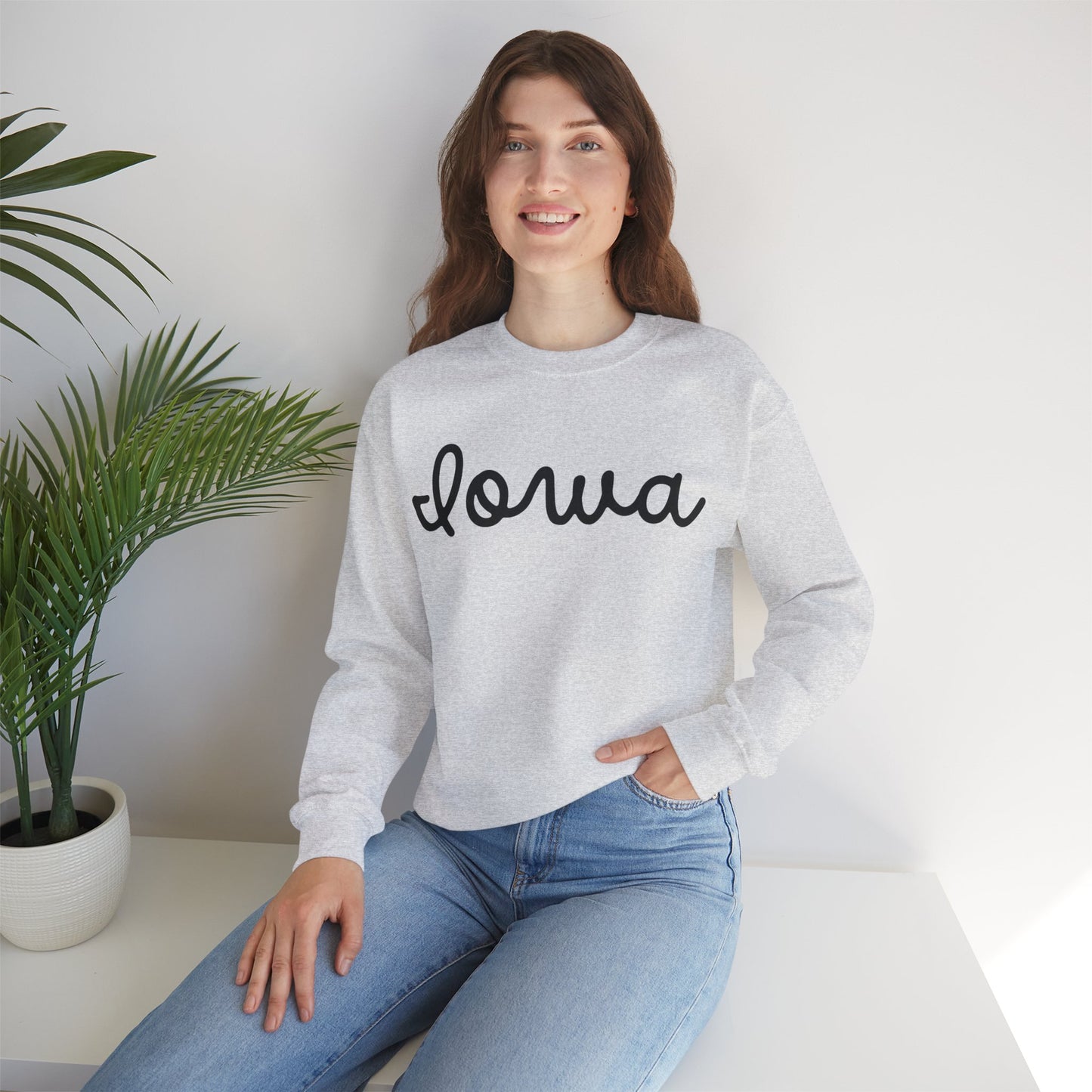 Iowa Unisex Heavy Blend™ Crewneck Sweatshirt Full Size