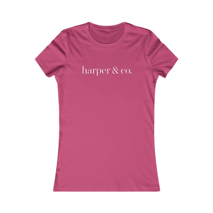 Women's Favorite Tee — Harper & Co. Minimalist Logo T-Shirt