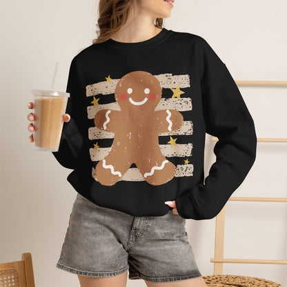 Gingerbread Cookie Sweatshirt — Cute Holiday Christmas Crewneck