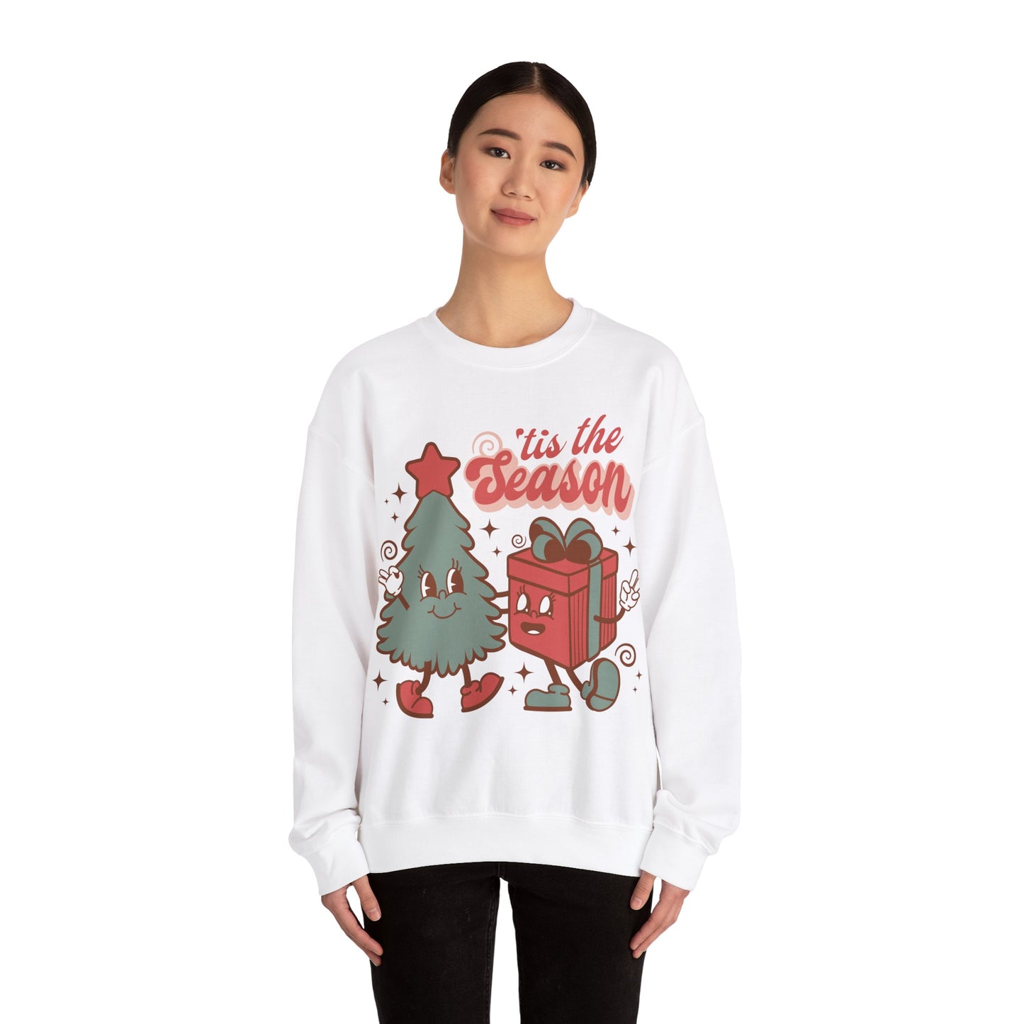 Tis the Season Christmas Jersey Sweatshirt Full Size