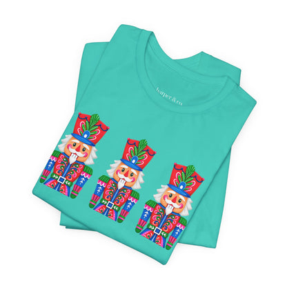 Nutcracker Trio Graphic Tee — Festive Holiday Christmas Shirt