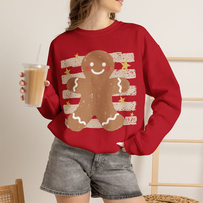 Gingerbread Cookie Sweatshirt — Cute Holiday Christmas Crewneck
