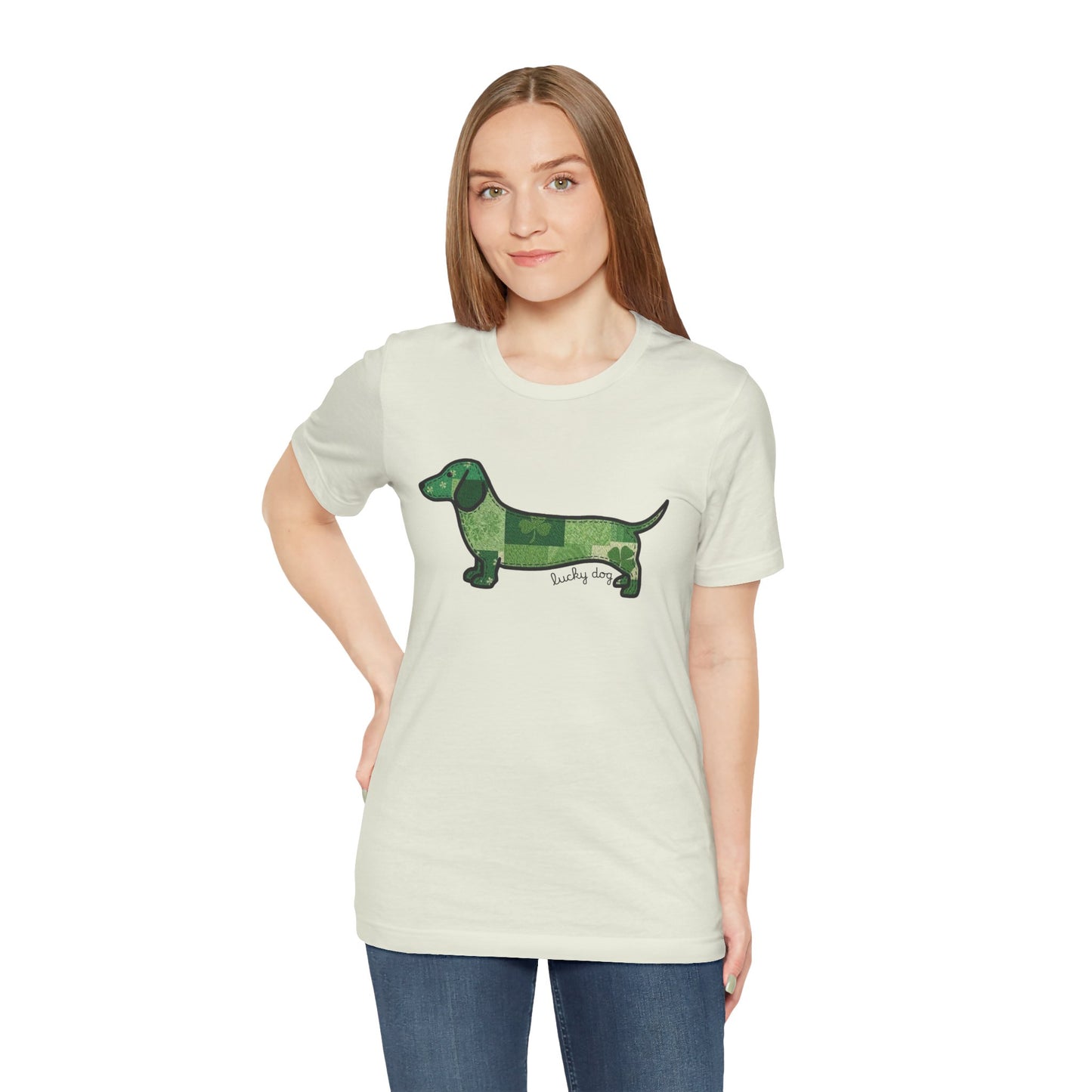 Lucky Dog Dachshund St. Patrick’s Day T-Shirt