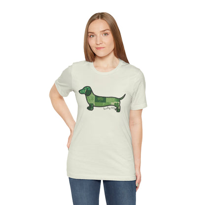 Lucky Dog Dachshund St. Patrick’s Day T-Shirt