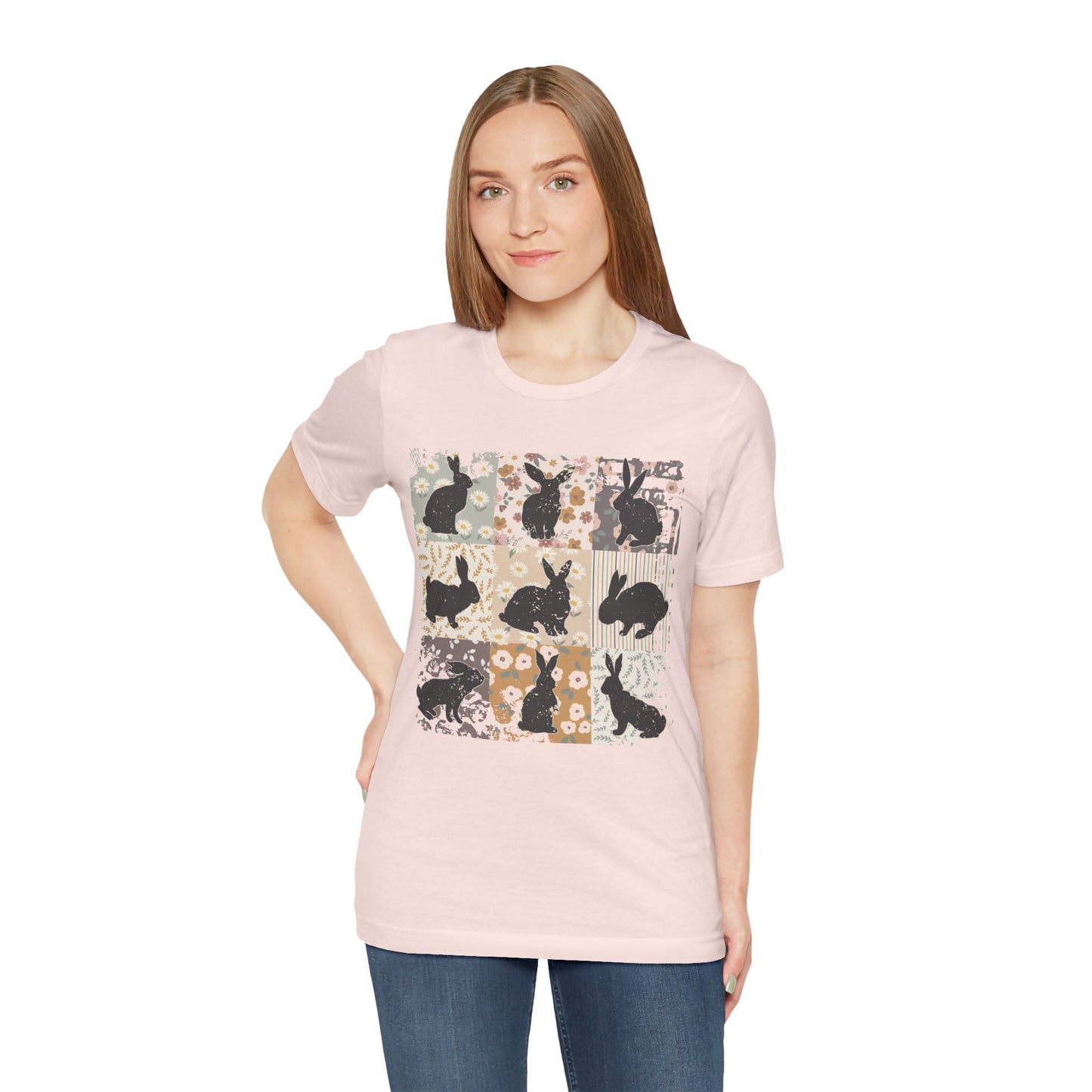 Boho Bunny T-Shirt — Easter Rabbit Graphic Tee