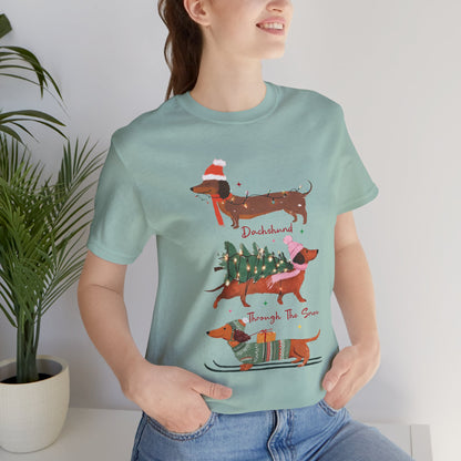 Dachshund Through the Snow T-Shirt