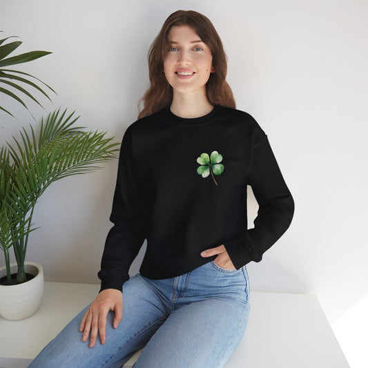 Watercolor Clover Jersey Sweatshirt