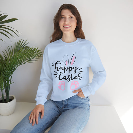 Happy Easter Full Size Gildan Unisex Crewneck Sweatshirt