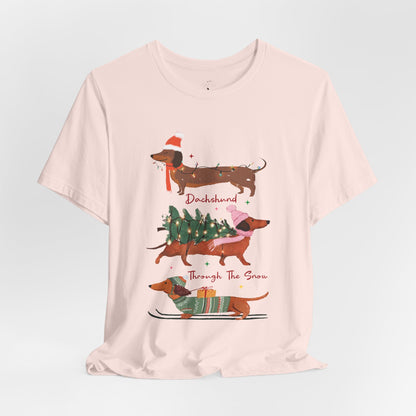 Dachshund Through the Snow T-Shirt