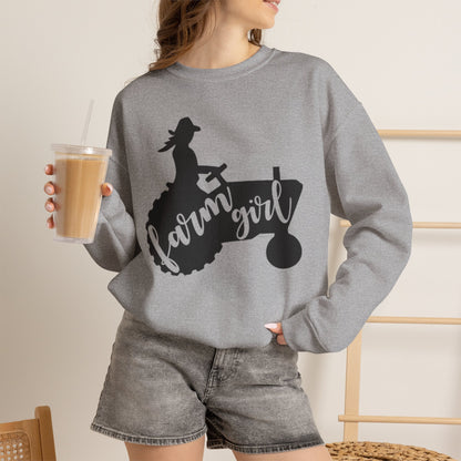 Farm Girl Tractor Crewneck Sweatshirt