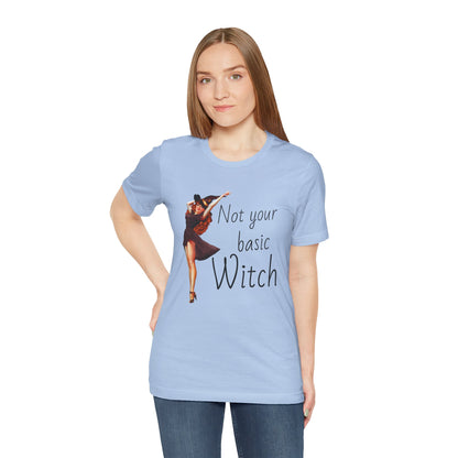 Not Your Basic Witch T-Shirt — Vintage Pinup Witch Tee