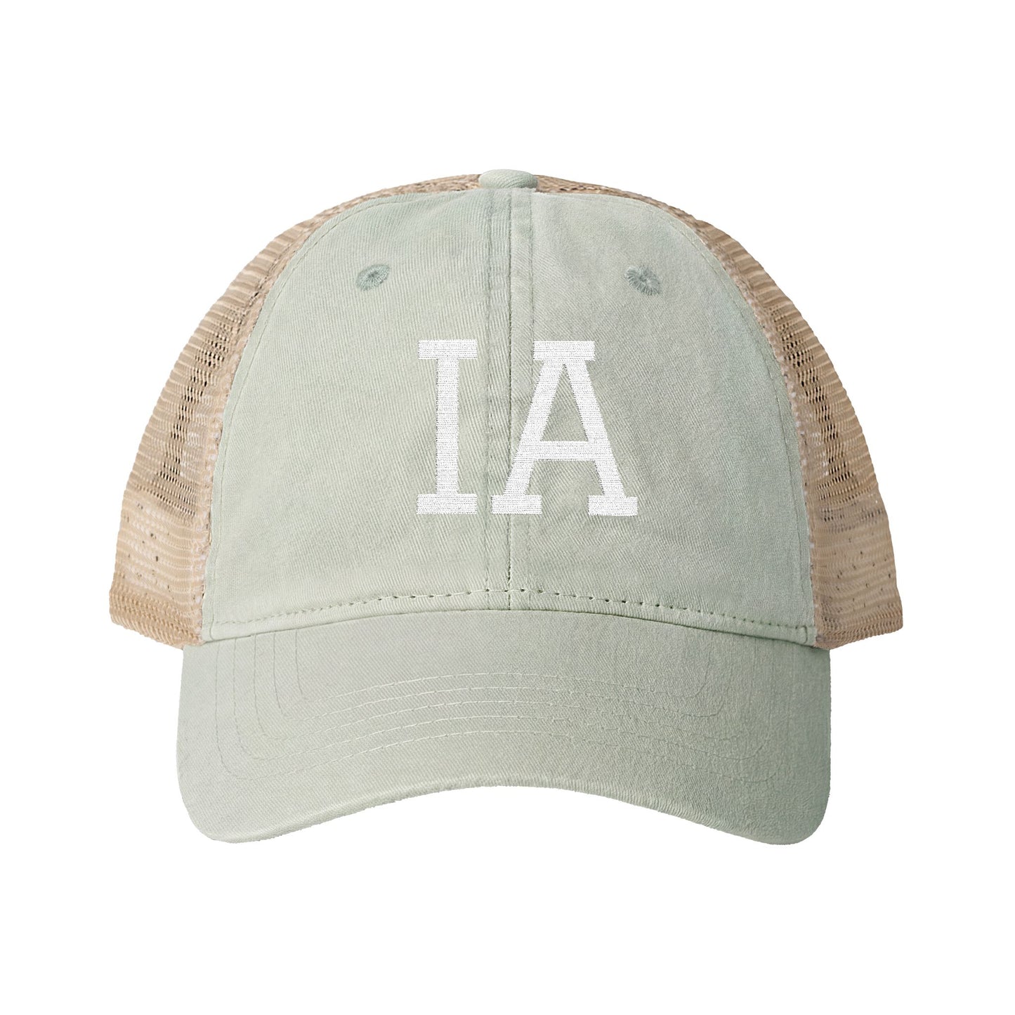 IA Iowa Washed Mesh-Back Cap