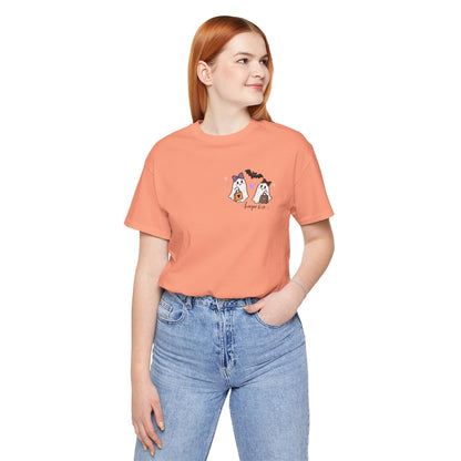 Halloween Ghost Tee — "Shop at Your Local BOO-tique" Graphic T-Shirt