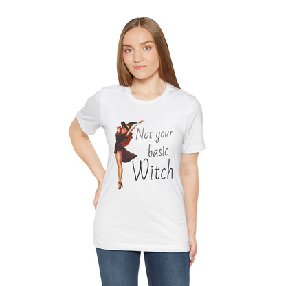 Not Your Basic Witch T-Shirt — Vintage Pinup Witch Tee