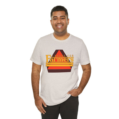 I Brake For Farmers Unisex Jersey Short Sleeve Tee