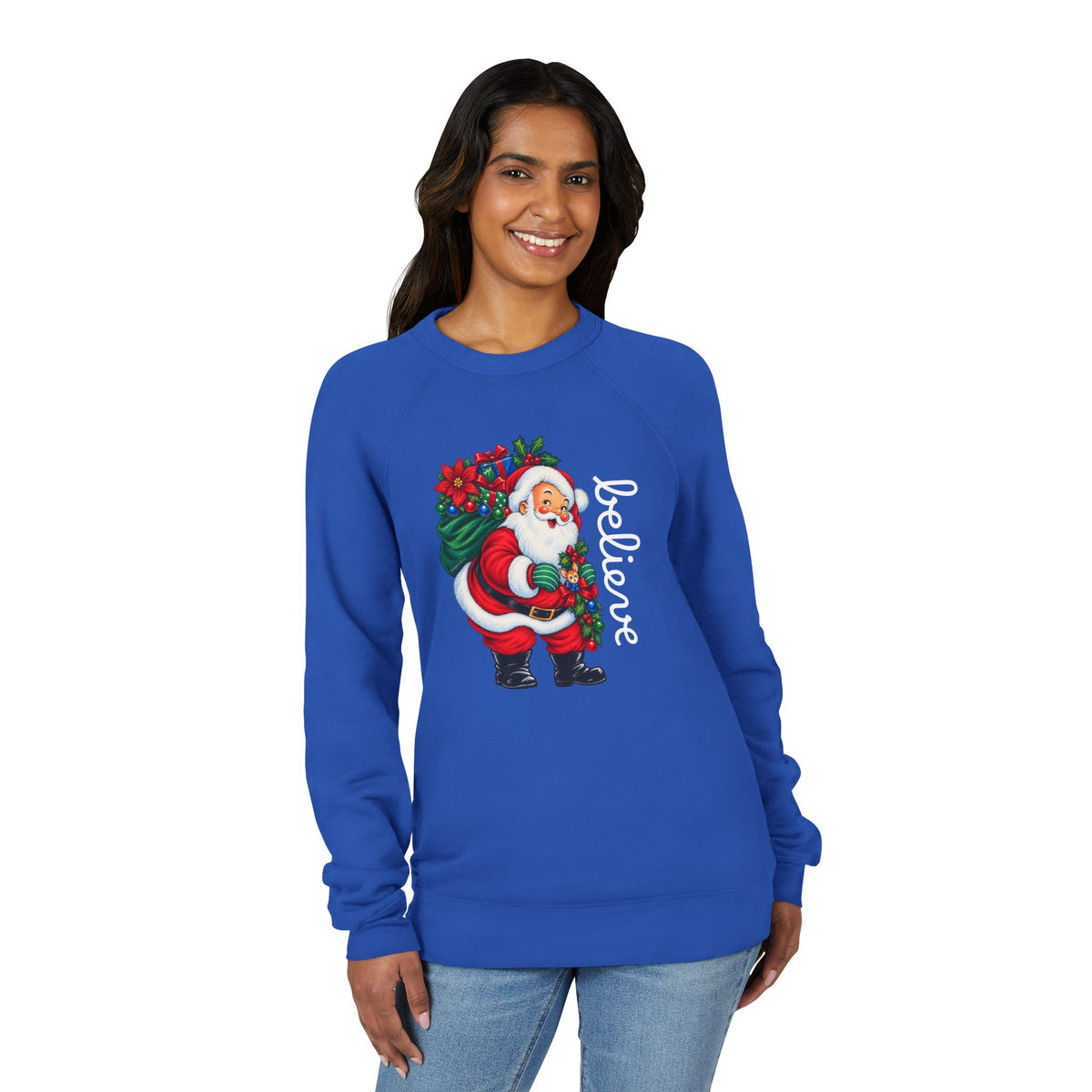 Santa "Believe" Christmas Sweatshirt