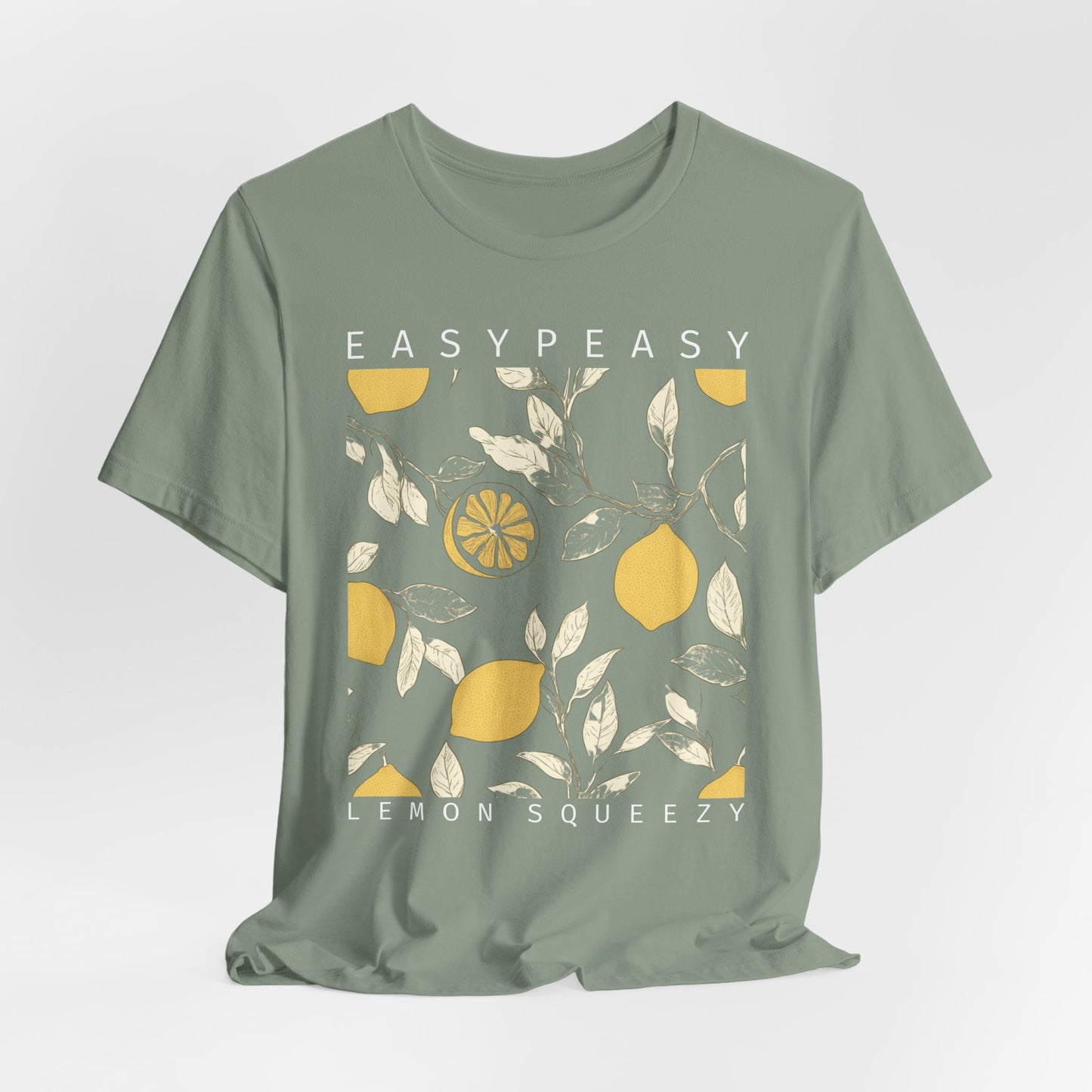 Easy Peasy Lemon Squeezy T-Shirt — Retro Lemon Graphic Tee