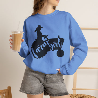 Farm Girl Tractor Crewneck Sweatshirt