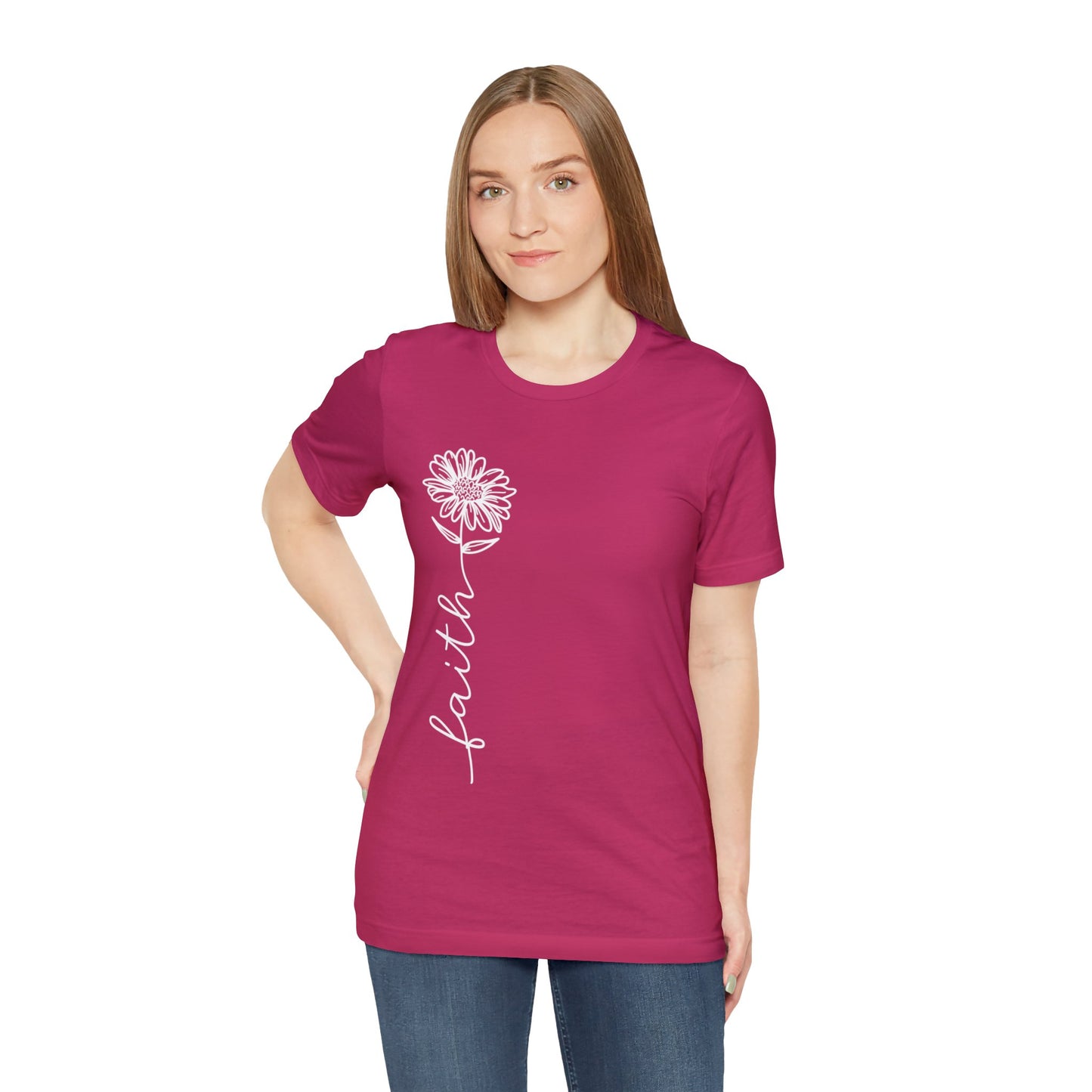 Faith Unisex Jersey Short Sleeve Tee