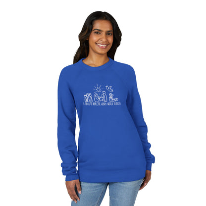 Nativity Scene Sweatshirt - "A Thief, A Hope, The World Would Be Ready" Christmas Crewneck