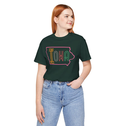 Iowa Pink Unisex Jersey Short Sleeve Tee