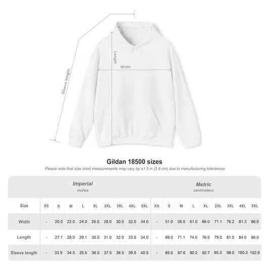 Lucky Distressed Clover Unisex Heavy Blend™ Hooded Sweatshirt
