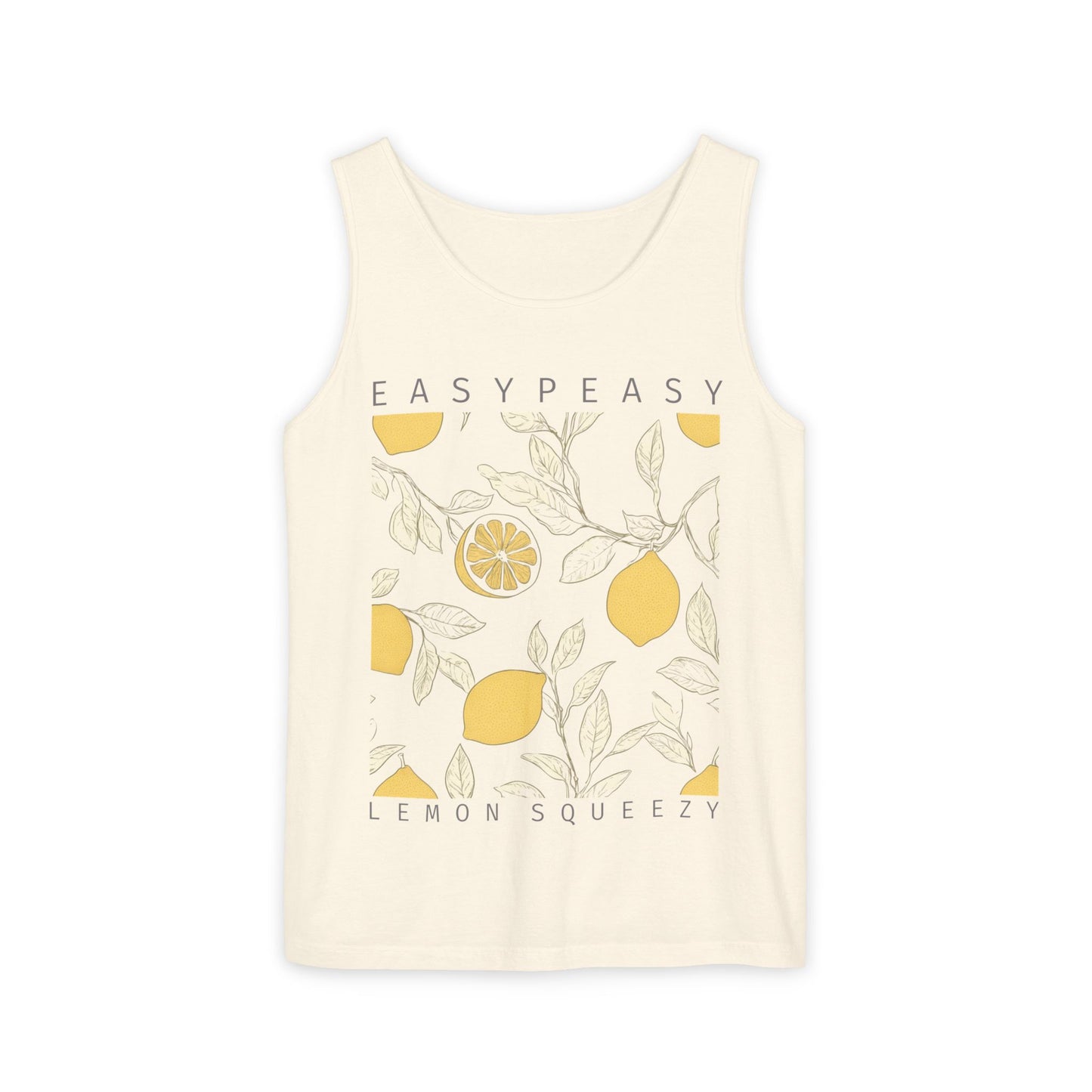 Lemon Squeeze Tank Top — Easypeasy Citrus Graphic Tank