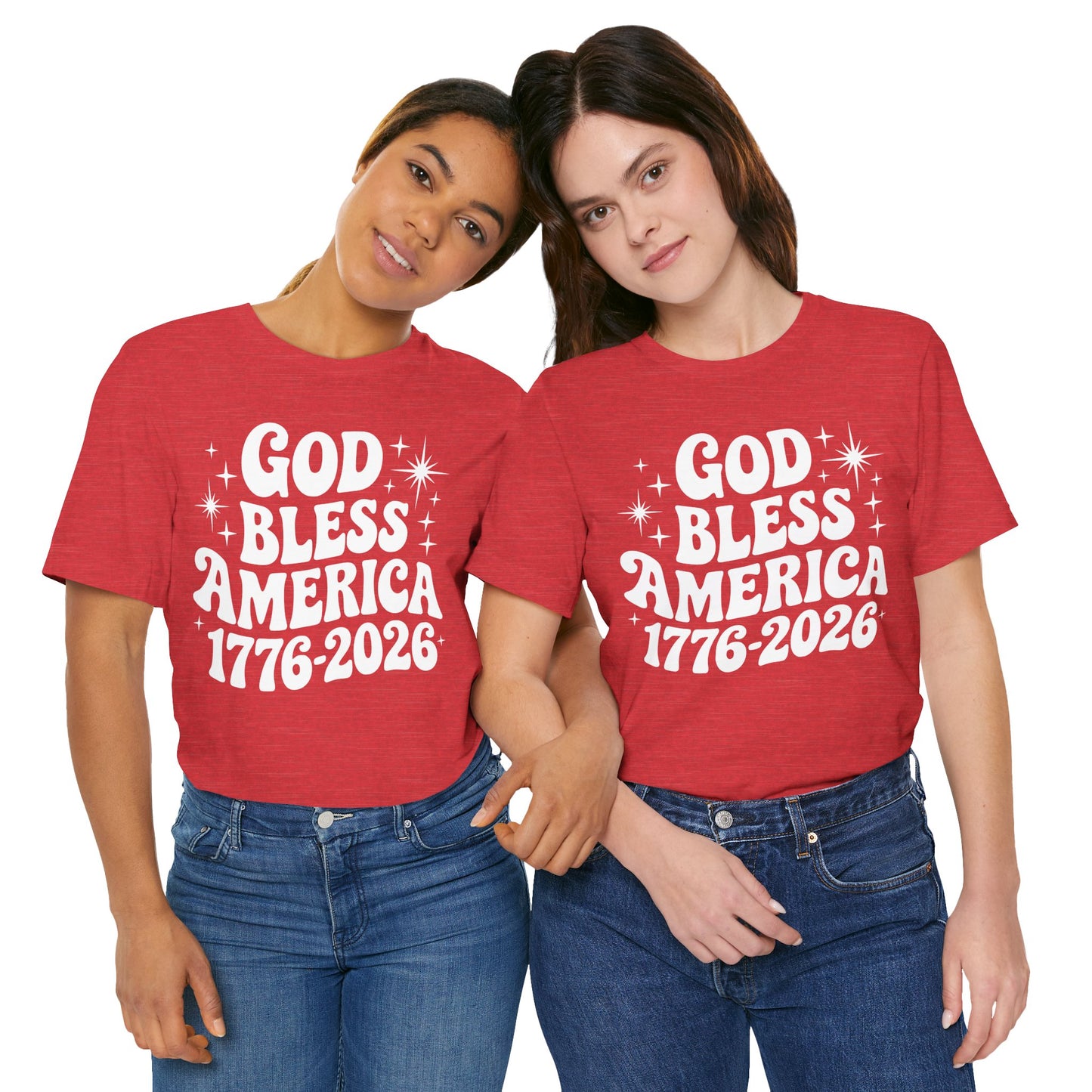 God Bless the USA - 250th Anniversary America T-Shirt — USA Bicentennial Celebration Tee