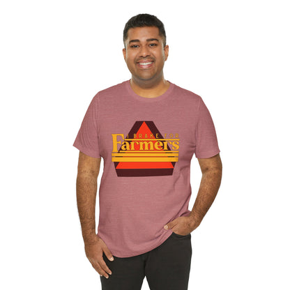I Brake For Farmers Unisex Jersey Short Sleeve Tee