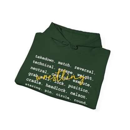 Wrestling Unisex Heavy Blend™ Hooded Sweatshirt