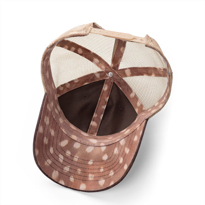 Personalized Initial Women's Washed Mesh-Back Cap