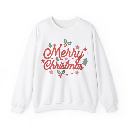 Merry Christmas Jersey Sweatshirt Full Size