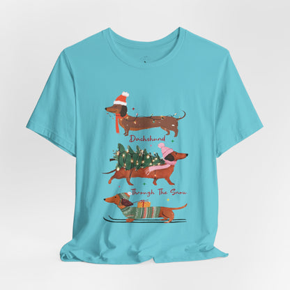 Dachshund Through the Snow T-Shirt