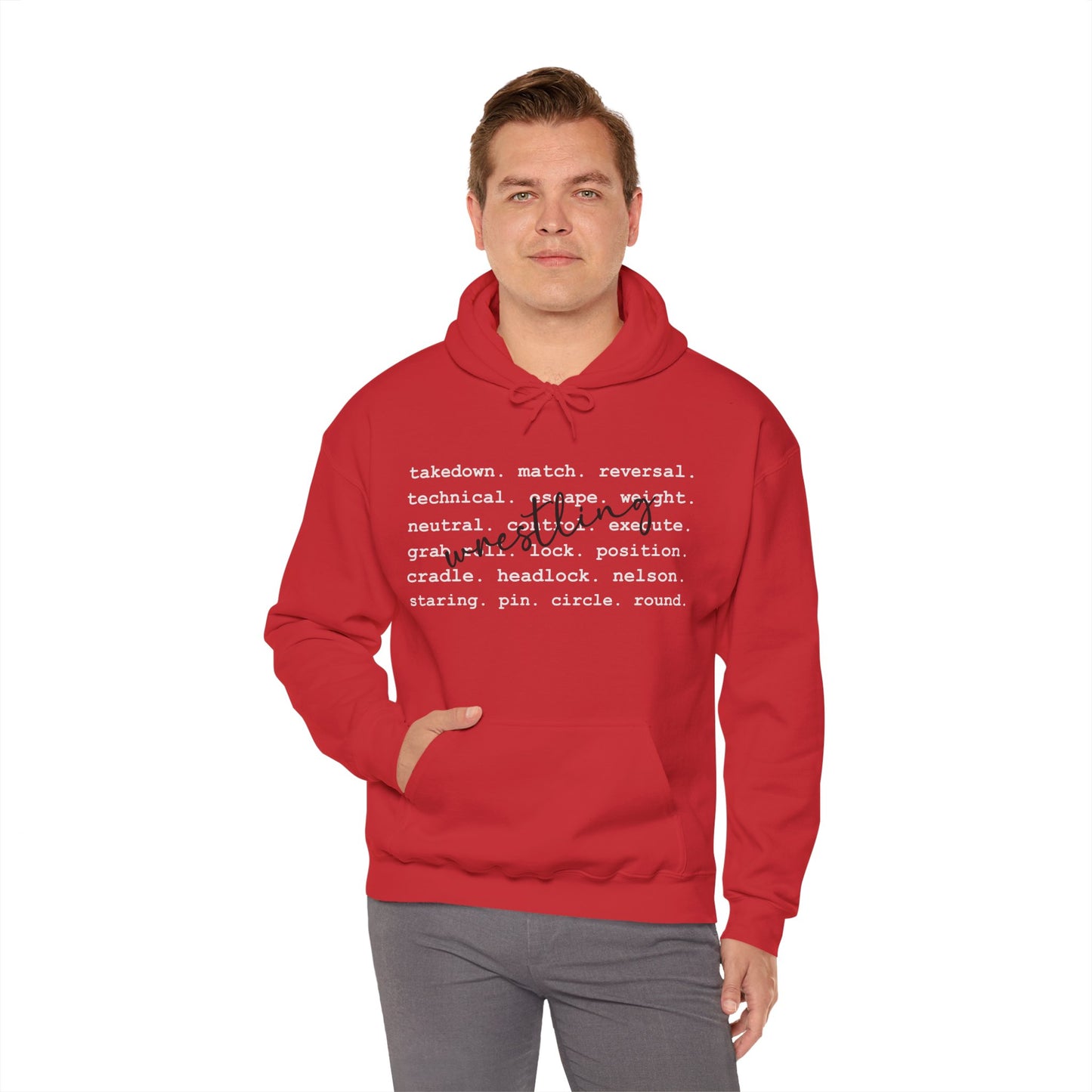 Wrestling Unisex Heavy Blend™ Hooded Sweatshirt
