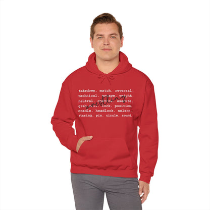 Wrestling Unisex Heavy Blend™ Hooded Sweatshirt