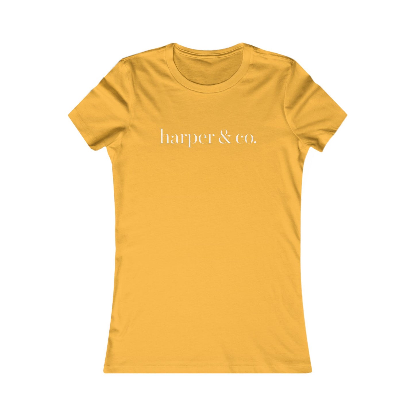 Women's Favorite Tee — Harper & Co. Minimalist Logo T-Shirt